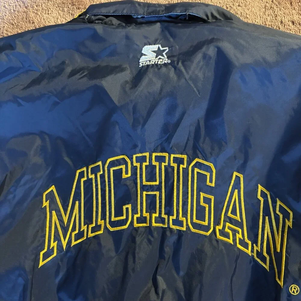 Vintage Starter Michigan Wolverines‎ Windbreaker Jacket
